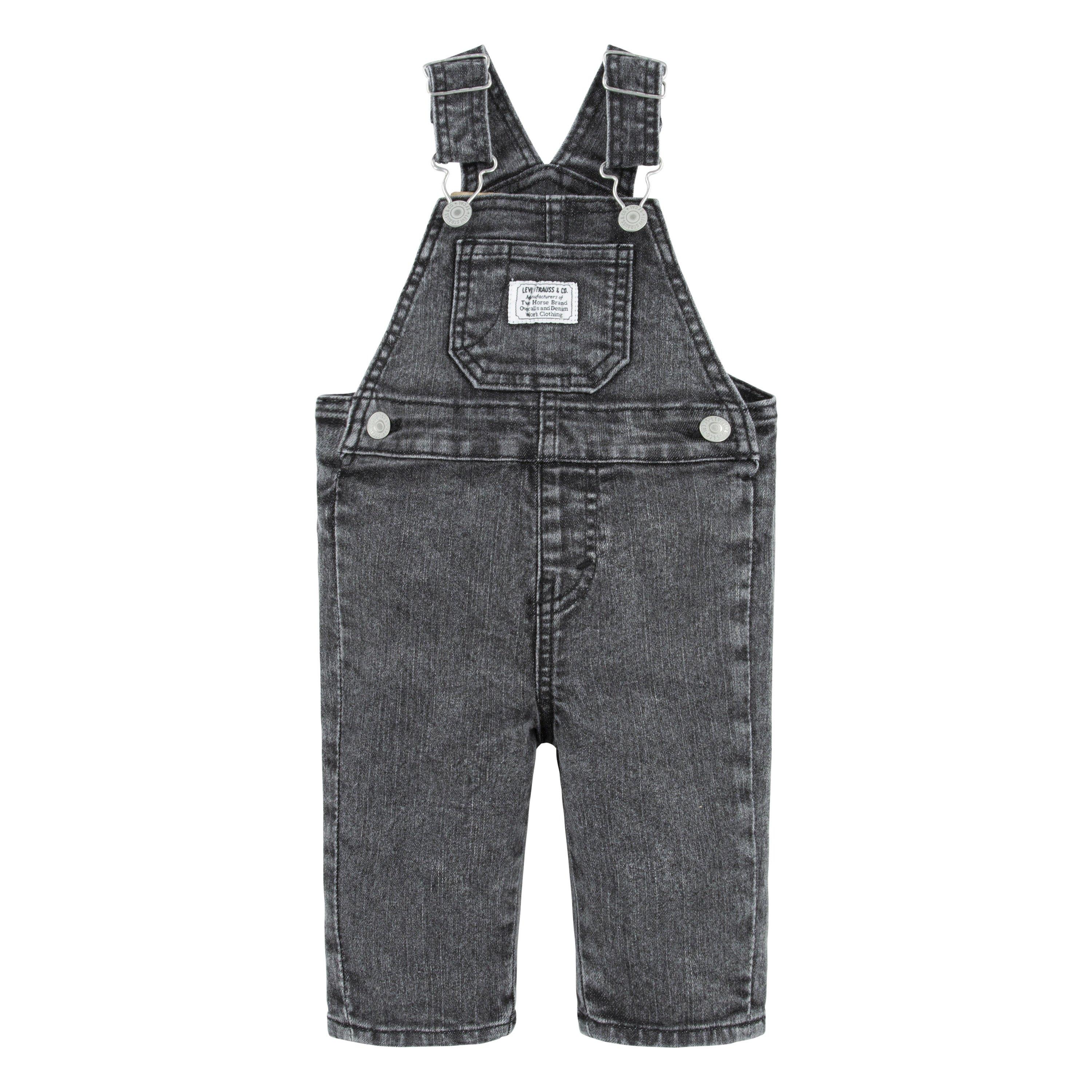Levi's Baby Boys' Lightweight Denim Overalls - Black - BLACK